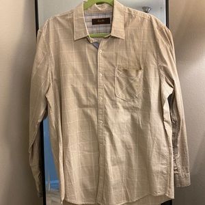 Mens NWT Tasso Elba long sleeved button down shirt